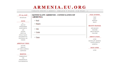 Desktop Screenshot of konsulat.armenia.pl