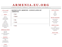 Tablet Screenshot of konsulat.armenia.pl